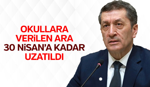 Okullara verilen ara uzatıldı