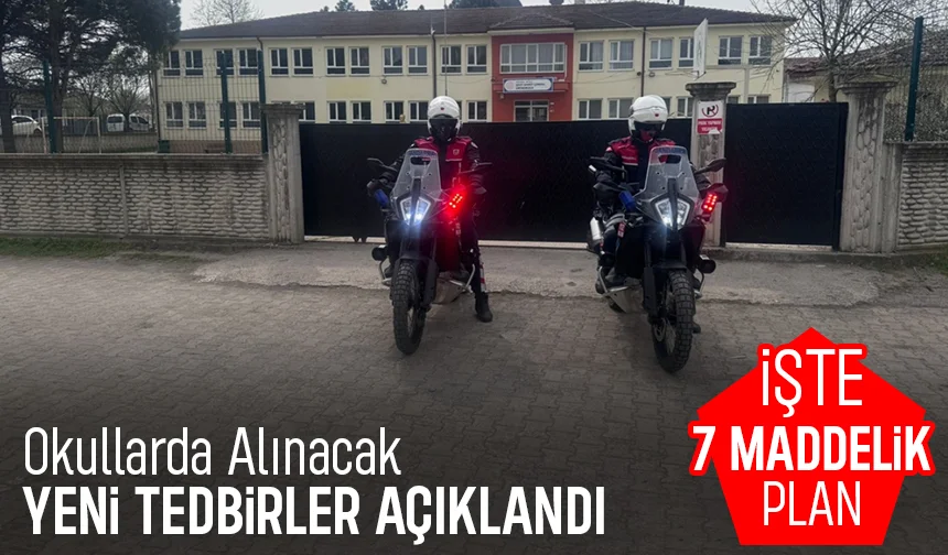 Okullarda alınacak 7 maddelik tedbir planı açıklandı; İşte detaylar