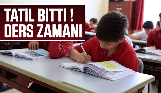 Okullarda ikinci dönem başladı