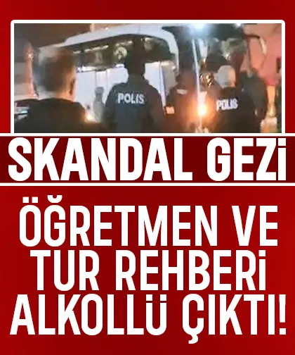 Okulun tur gezisinde skandal