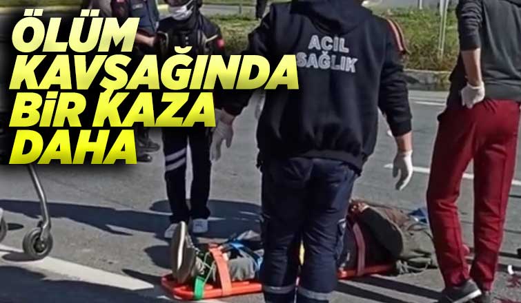 Ölüm kavşağında feci kaza