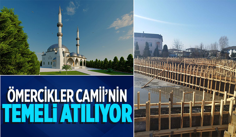 Ömercikler Camii yeniden inşaa ediliyor