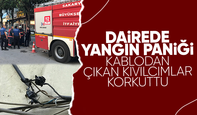 Ömercikler Mahallesi'nde dairede yangın paniği