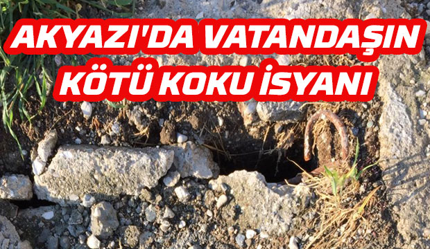 Onarılmayan rögar vatandaşın tepkisini çekti