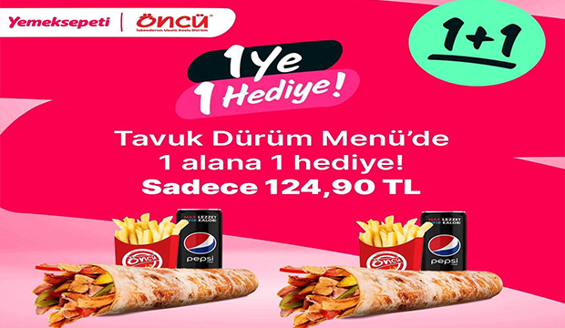 Öncü Döner'den 1 Ye, 1 Hediye!