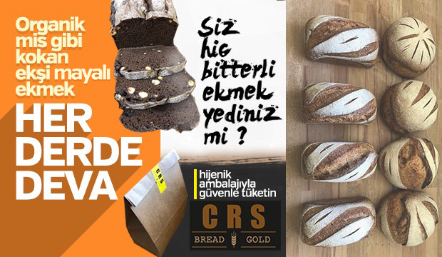 Organik mis gibi kokan ekşi mayalı ekmek her derde deva