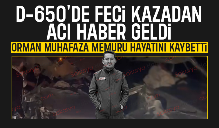Orman muhafaza memuru kazada hayatını kaybetti