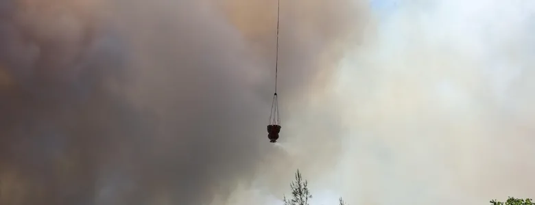 Orman yangını nedeniyle iki mahalle boşaltılıyor