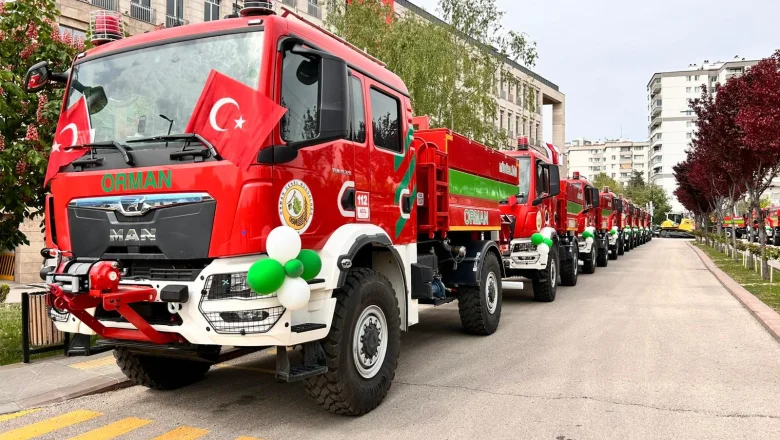 Orman yangınları için yeni araçlar alındı