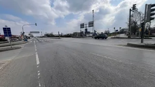 Ormanköy'de otomobil ile kamyonet çarpıştı