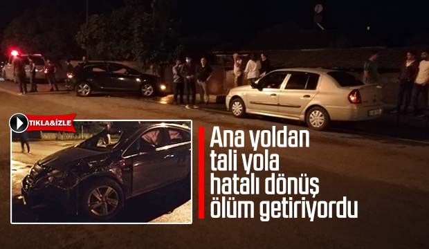  Ormanköy yolunda kaza