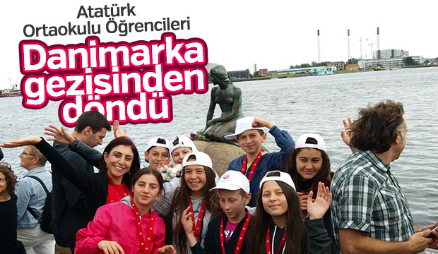Ortaokul Öğrencileri Danimarka Seyahatinden Döndü