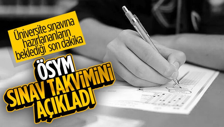 ÖSYM açıkladı! YKS 17-18 Haziran'da yapılacak