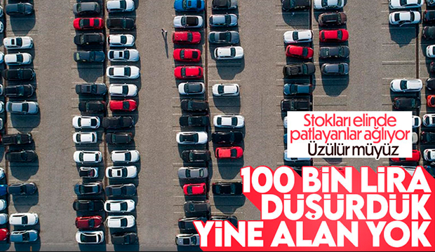 Oto galericiler araç fiyatlarını hızla düşürüyor