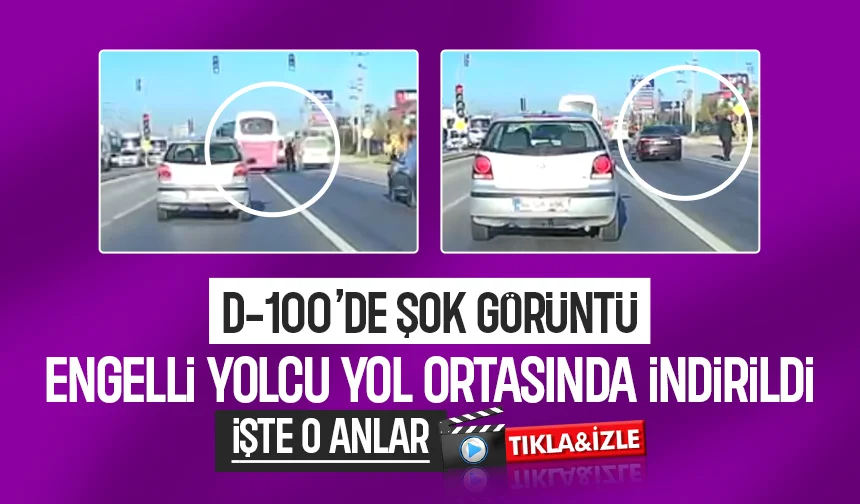 Otobüs şoföründen tepki çeken hareket: Engelli yolcuyu yol ortasında indirdi