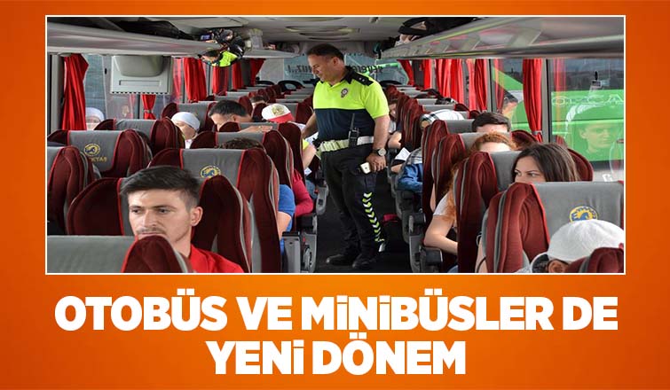 Otobüs ve minibüslerde emniyet kemeri takmak zorunlu oldu