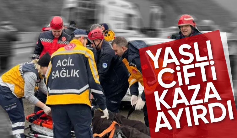 Otomobil bariyerlere çarptı: 1 ölü, 1 yaralı