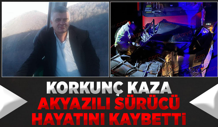 Otomobil iki tırın arasında ezildi: 1 ölü, 1 yaralı