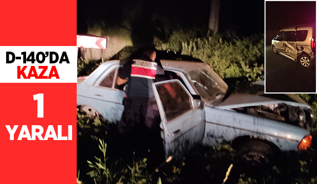 Otomobil ile hafif ticari araç çarpıştı: 1 yaralı