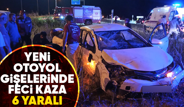 Otomobil ile panelvan çarpıştı: 6 yaralı