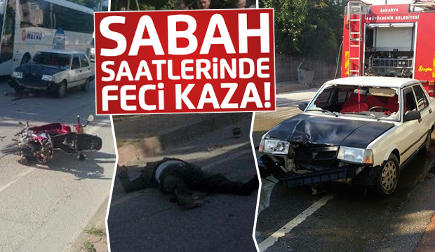 Otomobil Motosiklete Çarptı 1 Ağır Yaralı