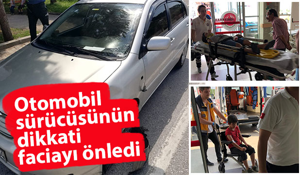 Otomobil Sürücüsü Faciayı Önledi