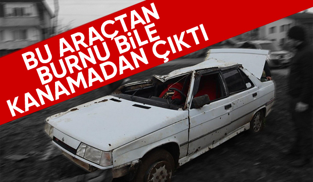 Otomobil Takla Attı, Tarlaya Uçtu