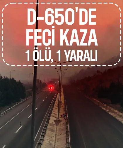 Otomobil yayalara çarptı: 1 ölü, 1 yaralı