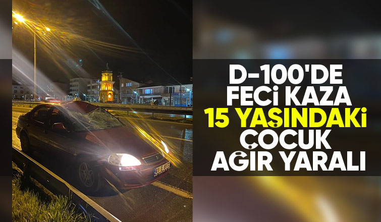 Otomobilin çarptığı çocuk ağır yaralandı