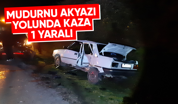 Otomobiller çarpıştı: 1 yaralı