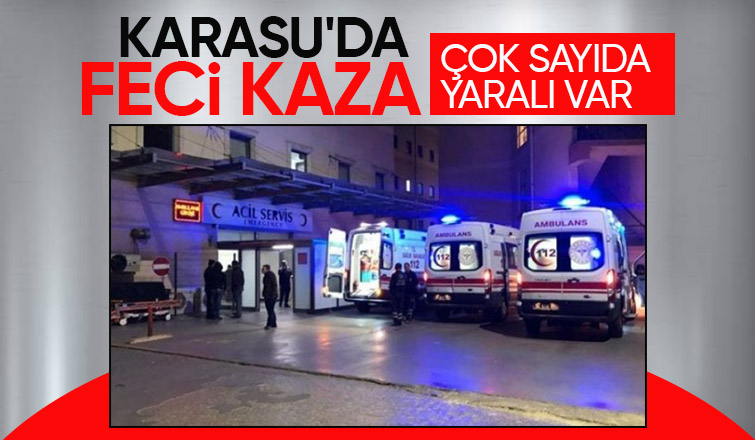 Otomobiller çarpıştı çok sayıda yaralı var