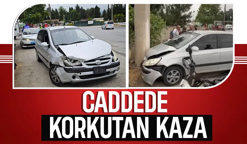 Otomobiller çarpıştı 