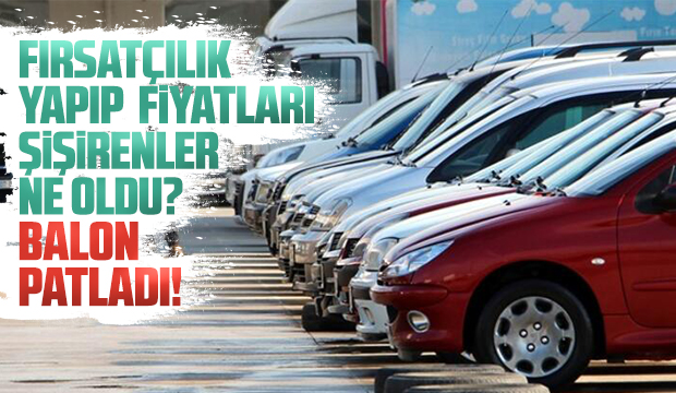 Otomobiller fırsatçıların elinde kaldı