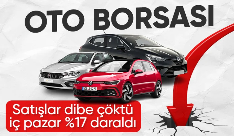 Otomotiv satışlarında düşüş sürüyor: Temmuz ayında pazar yüzde 17,5 daraldı