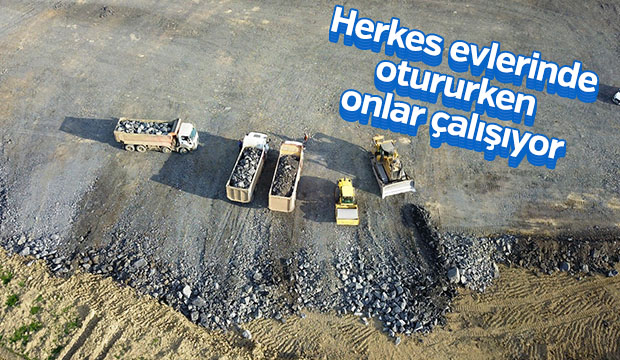 Otoyol inşaatı tam gaz sürüyor
