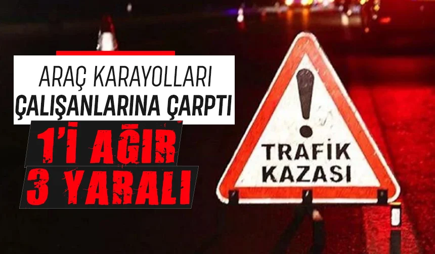 Otoyolda feci kaza: 1'i ağır 3 yaralı