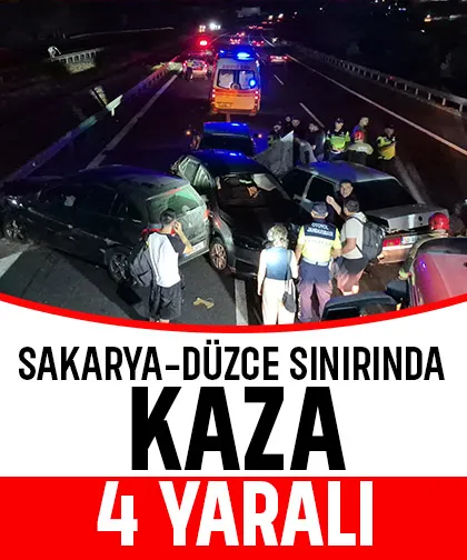 Otoyolda zincirleme kaza
