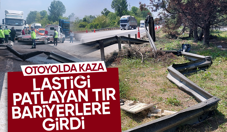 Otoyolun Akyazı kesiminde kaza