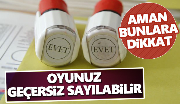 Oyunuz geçersiz sayılabilir