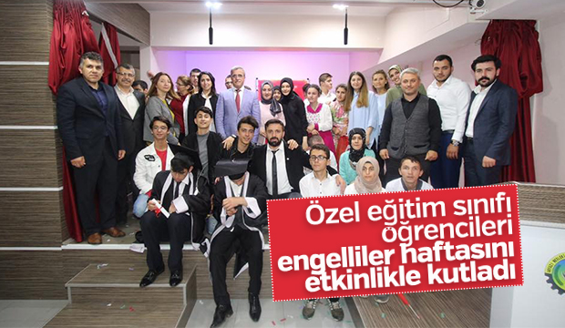 Özel Eğitim Sınıfı Öğrencilerinden Engelliler Haftası Programı