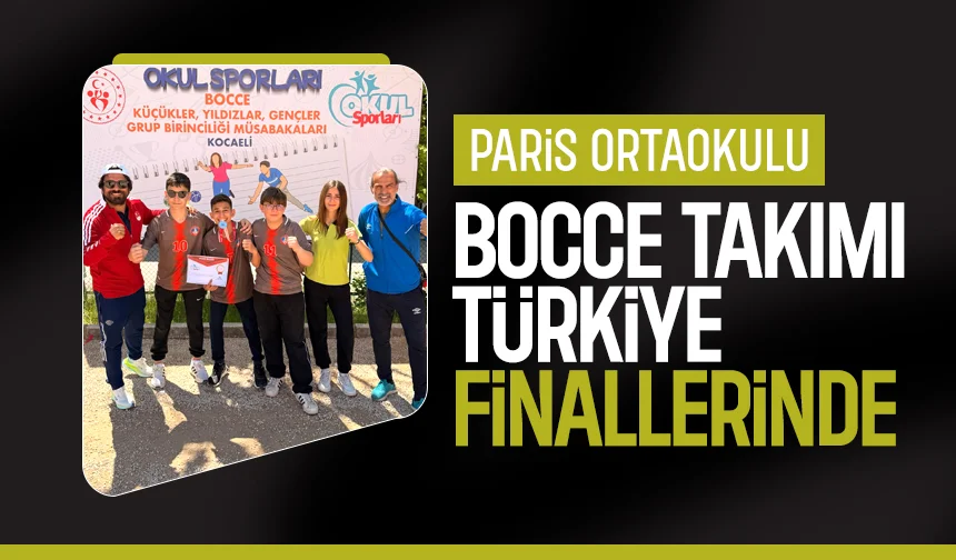 Paris Ortaokulu Bocce Takımı Türkiye Finallerinde
