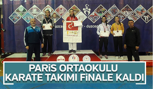 PARIS ORTAOKULU KARATE TAKIMI FİNALE KALDI