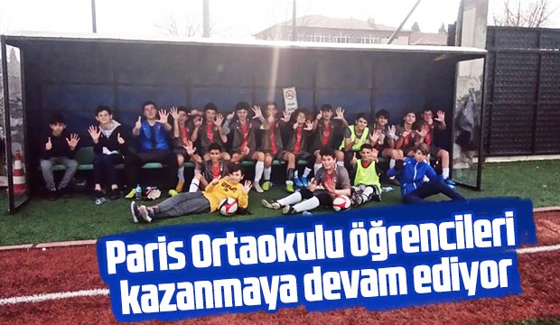 Paris Ortaokulu öğrencileri kazanmaya devam ediyor