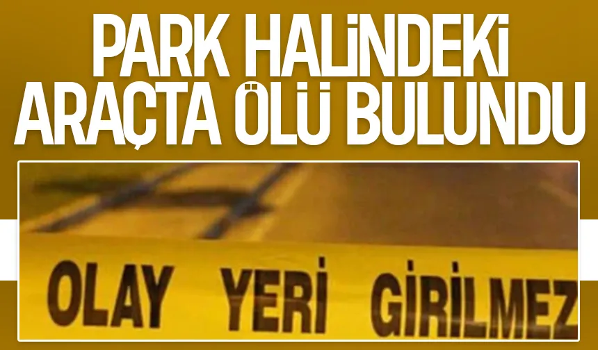Park halindeki aracında ölü bulundu