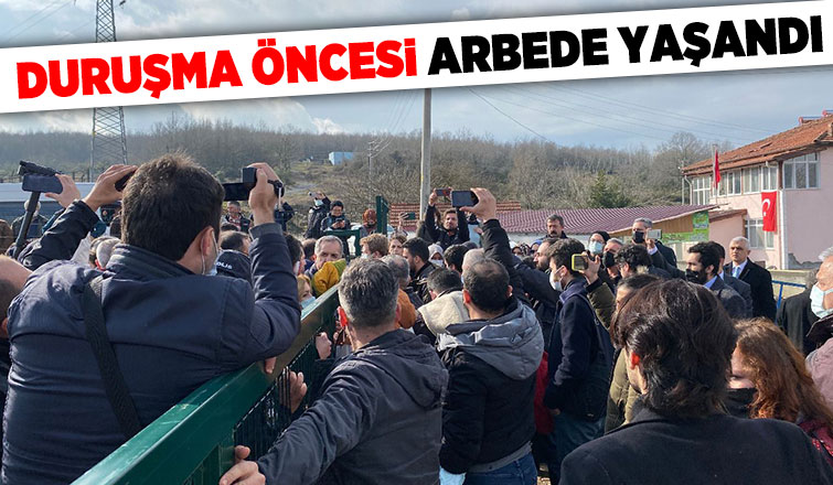 Patlama davası öncesi arbede çıktı