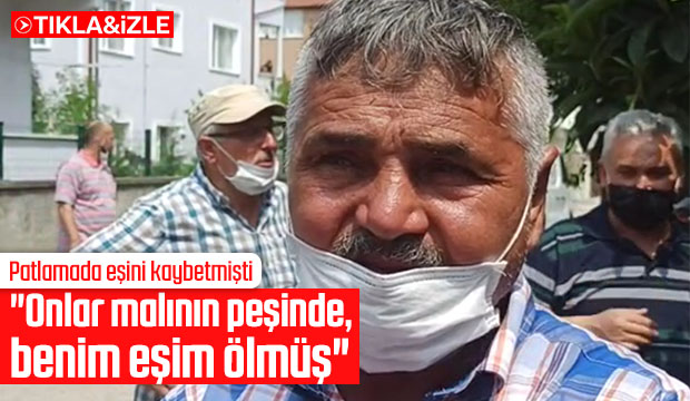 Patlamada eşini kaybetmişti, sözleri yürek burktu