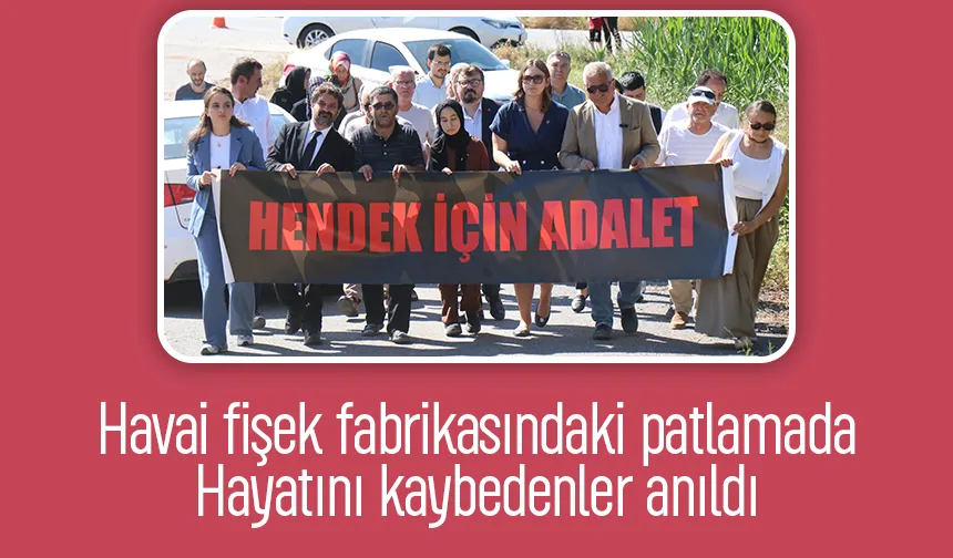 Patlamada hayatını kaybeden 7 işçi anıldı