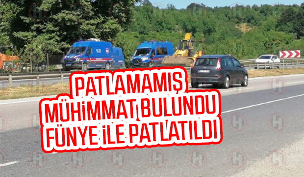 Patlamamış mühimmat bulundu