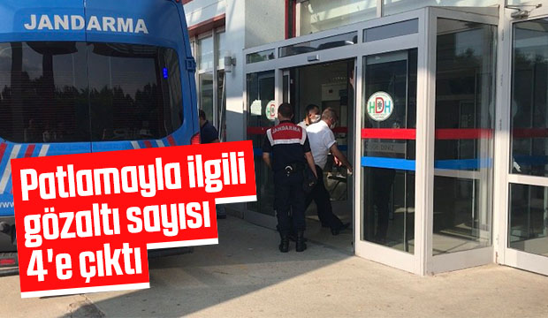 Patlamayla ilgili gözaltı 4'e çıktı