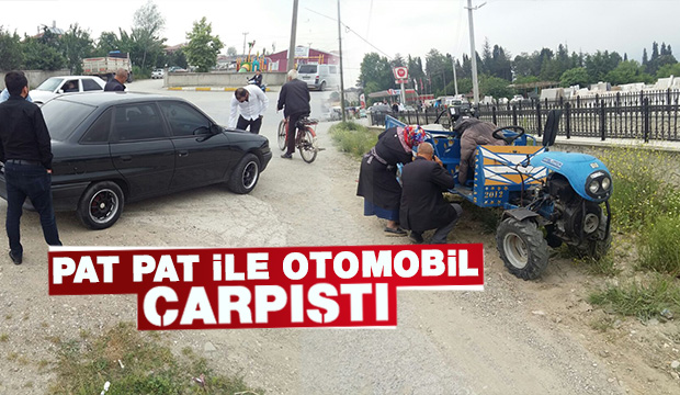 Patpat İle Otomobil Çarpıştı